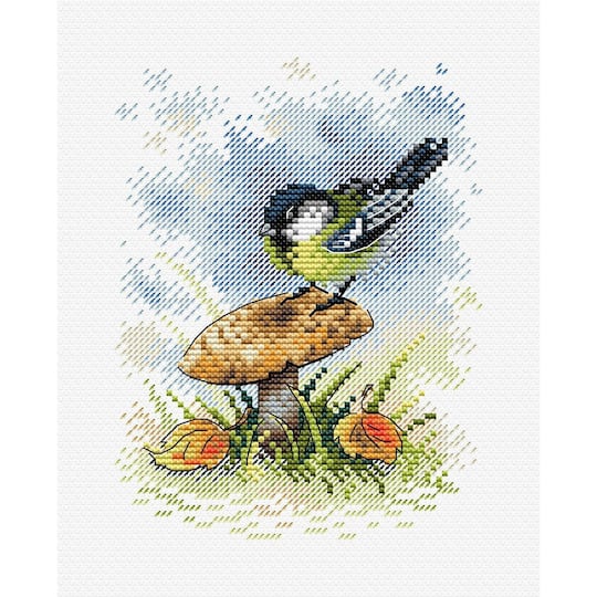 MP Studia On The Mushroom Forest Edge Cross Stitch Kit